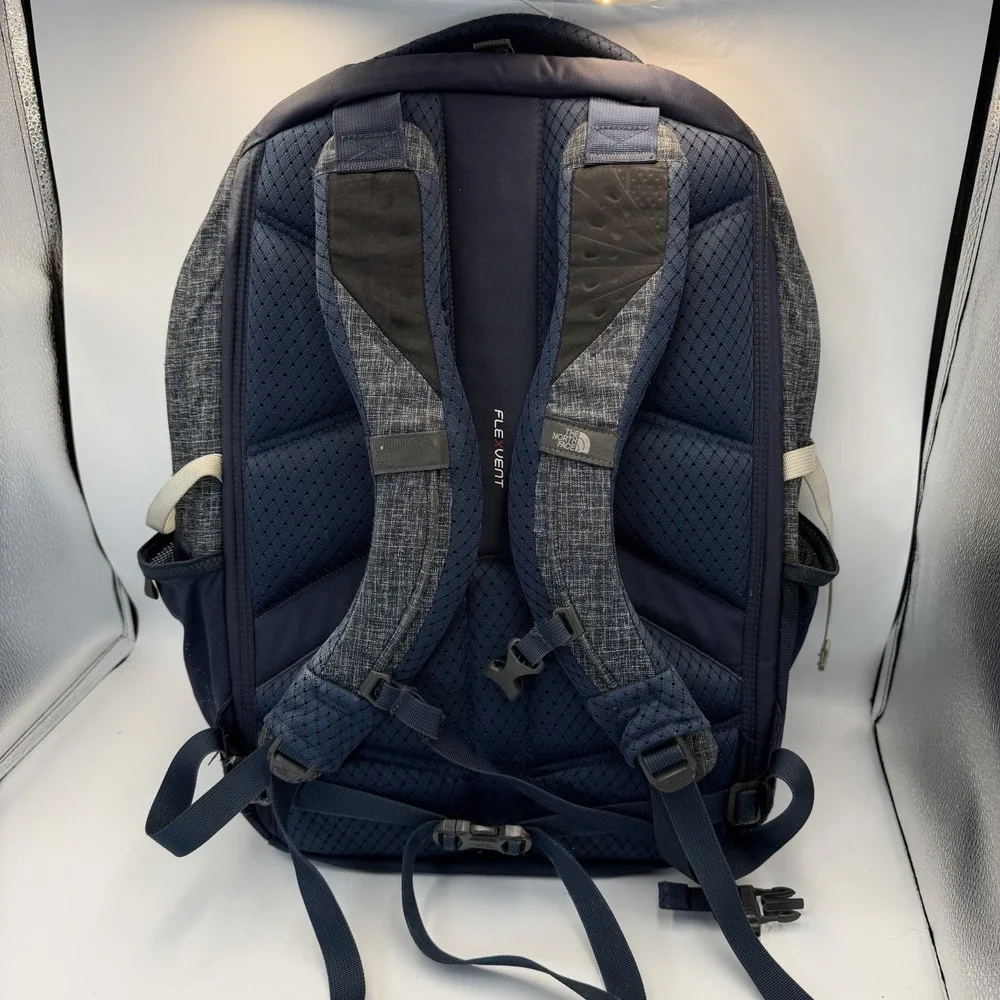 The North Face Borealis Laptop Hiking Camping Backpack Book Bag Blue